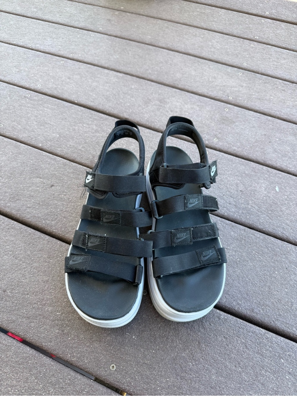 Nike Black Multi-Strap Womens Sport Sandals